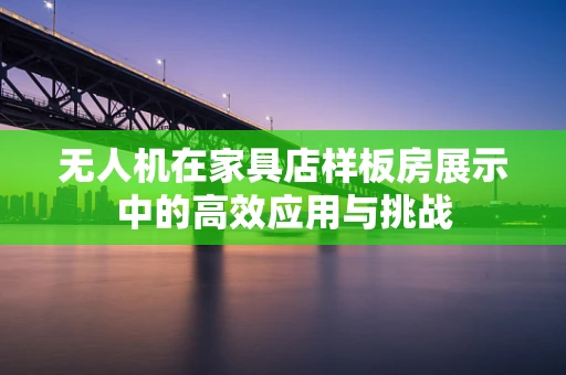 无人机在家具店样板房展示中的高效应用与挑战