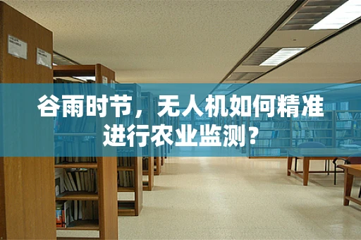 谷雨时节，无人机如何精准进行农业监测？