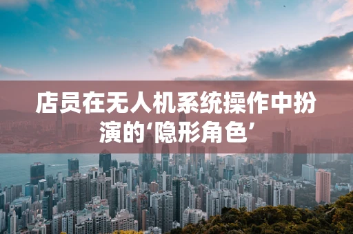 店员在无人机系统操作中扮演的‘隐形角色’