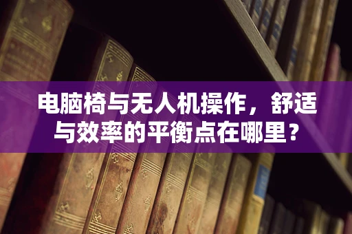 电脑椅与无人机操作，舒适与效率的平衡点在哪里？