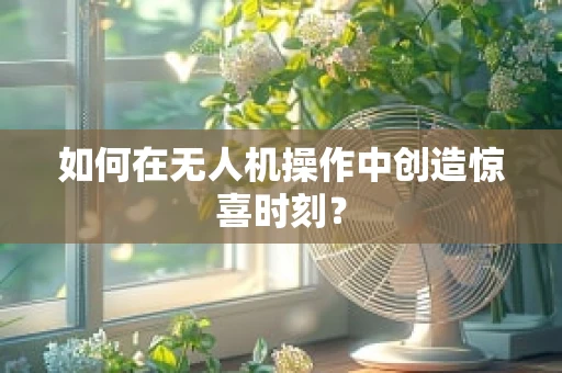 如何在无人机操作中创造惊喜时刻？