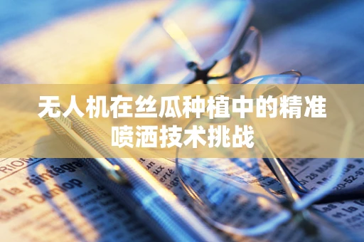 无人机在丝瓜种植中的精准喷洒技术挑战