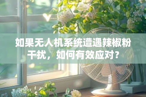 如果无人机系统遭遇辣椒粉干扰，如何有效应对？