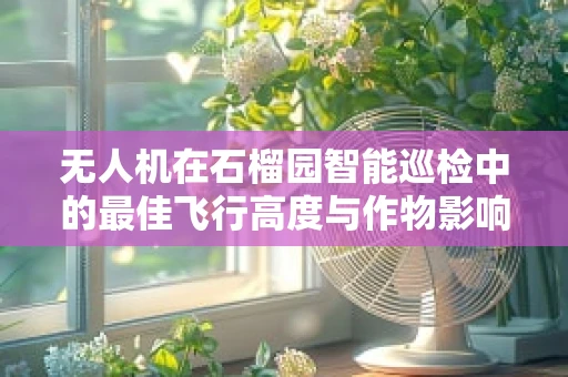 无人机在石榴园智能巡检中的最佳飞行高度与作物影响研究