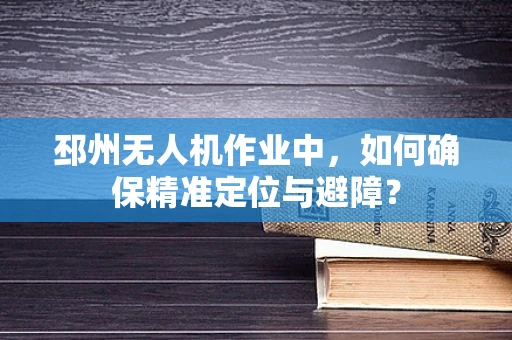 邳州无人机作业中，如何确保精准定位与避障？