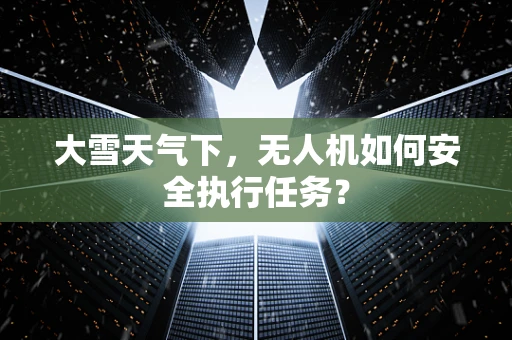 大雪天气下，无人机如何安全执行任务？