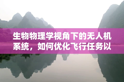 生物物理学视角下的无人机系统，如何优化飞行任务以促进生态监测？