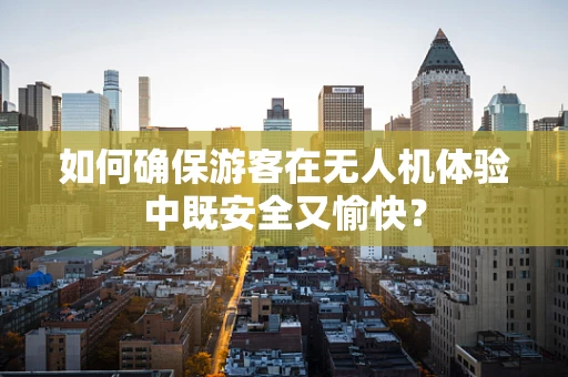 如何确保游客在无人机体验中既安全又愉快？