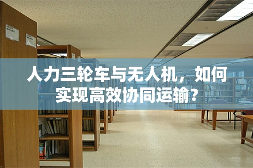 人力三轮车与无人机，如何实现高效协同运输？