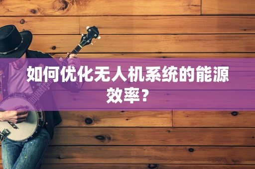 如何优化无人机系统的能源效率？