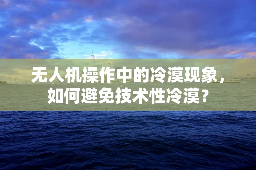无人机操作中的冷漠现象，如何避免技术性冷漠？