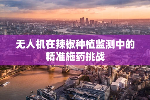 无人机在辣椒种植监测中的精准施药挑战