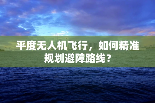 平度无人机飞行，如何精准规划避障路线？