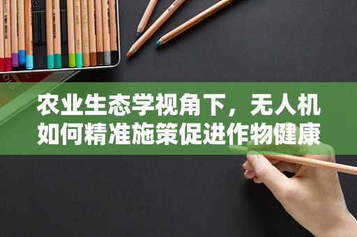 农业生态学视角下，无人机如何精准施策促进作物健康？