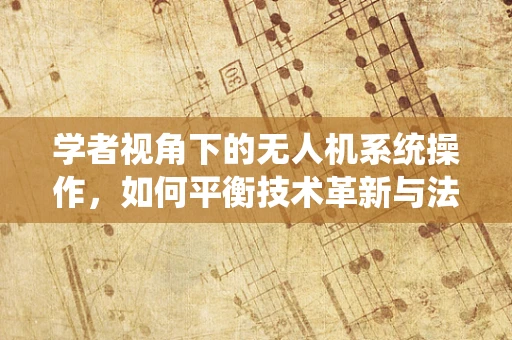 学者视角下的无人机系统操作，如何平衡技术革新与法规合规？