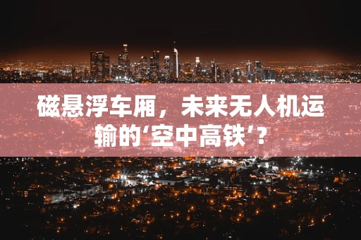 磁悬浮车厢，未来无人机运输的‘空中高铁’？