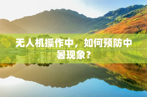 无人机操作中，如何预防中暑现象？