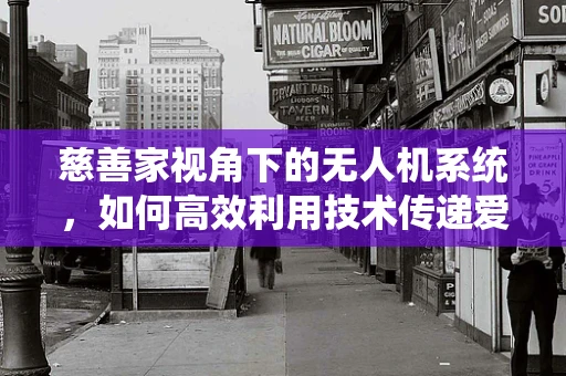 慈善家视角下的无人机系统，如何高效利用技术传递爱心？