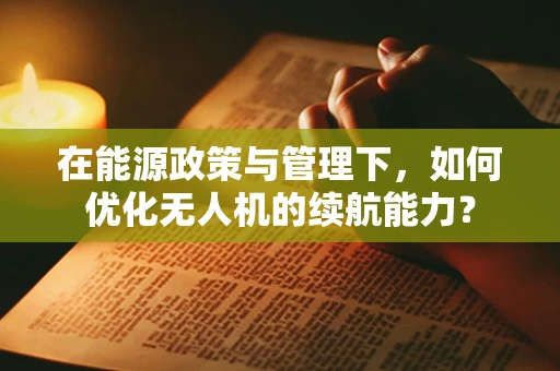 在能源政策与管理下，如何优化无人机的续航能力？