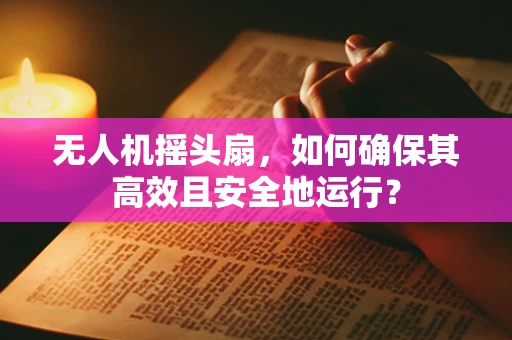 无人机摇头扇，如何确保其高效且安全地运行？