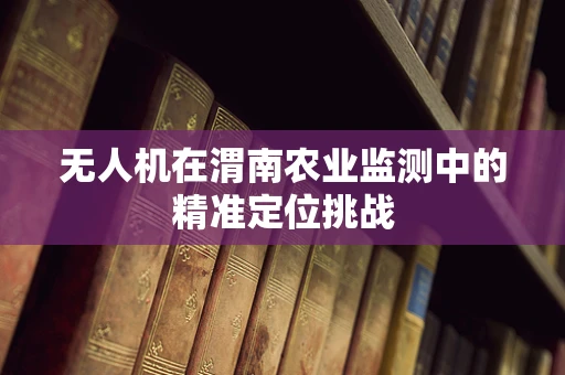 无人机在渭南农业监测中的精准定位挑战