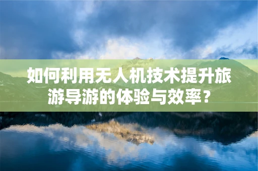 如何利用无人机技术提升旅游导游的体验与效率？