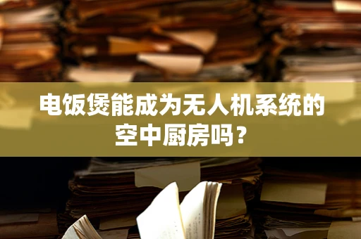 电饭煲能成为无人机系统的空中厨房吗？