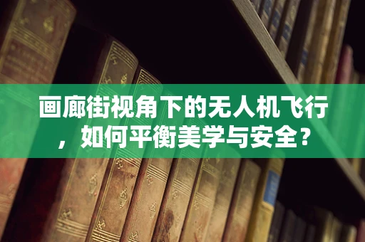 画廊街视角下的无人机飞行，如何平衡美学与安全？