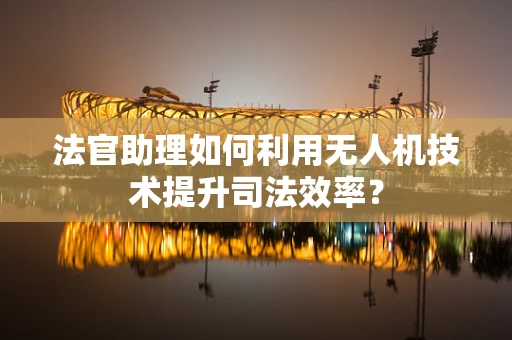 法官助理如何利用无人机技术提升司法效率？