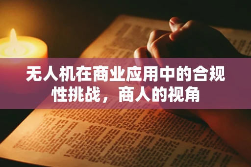 无人机在商业应用中的合规性挑战，商人的视角