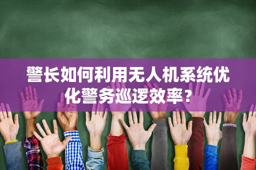 警长如何利用无人机系统优化警务巡逻效率？