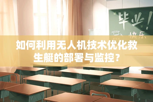 如何利用无人机技术优化救生艇的部署与监控？