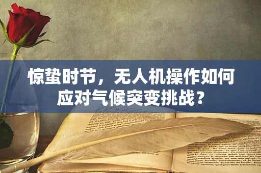 惊蛰时节，无人机操作如何应对气候突变挑战？