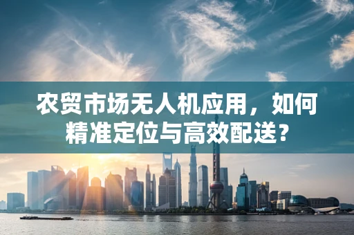 农贸市场无人机应用，如何精准定位与高效配送？