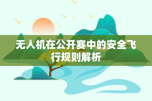 无人机在公开赛中的安全飞行规则解析