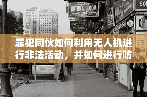 罪犯同伙如何利用无人机进行非法活动，并如何进行防范？