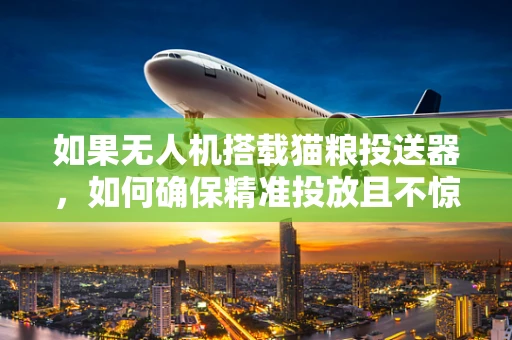 如果无人机搭载猫粮投送器，如何确保精准投放且不惊扰宠物猫？