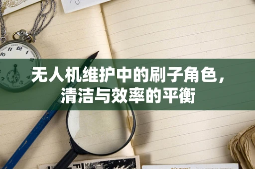 无人机维护中的刷子角色，清洁与效率的平衡