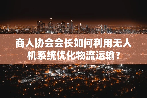 商人协会会长如何利用无人机系统优化物流运输？
