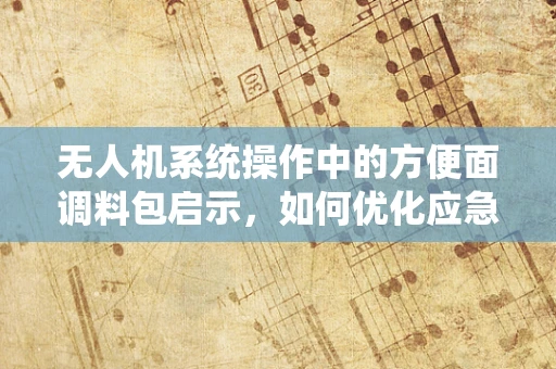 无人机系统操作中的方便面调料包启示，如何优化应急物资补给策略？