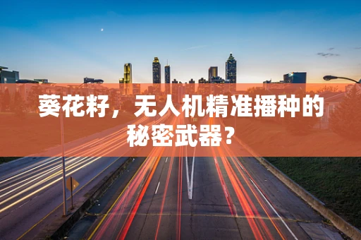 葵花籽，无人机精准播种的秘密武器？