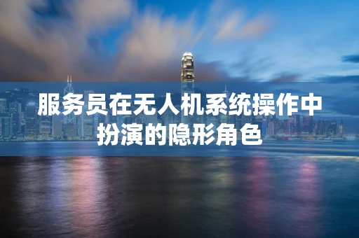 服务员在无人机系统操作中扮演的隐形角色