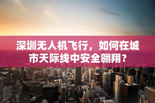 深圳无人机飞行，如何在城市天际线中安全翱翔？