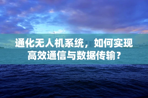 通化无人机系统，如何实现高效通信与数据传输？