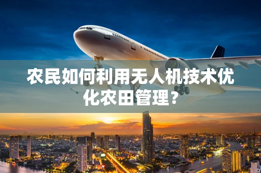 农民如何利用无人机技术优化农田管理？