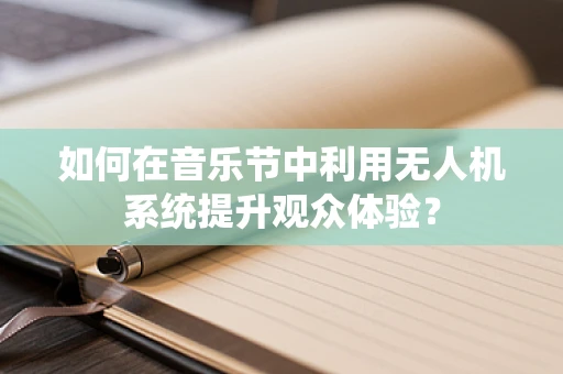 如何在音乐节中利用无人机系统提升观众体验？