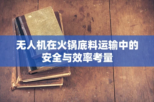 无人机在火锅底料运输中的安全与效率考量