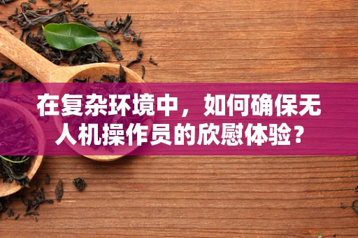 在复杂环境中，如何确保无人机操作员的欣慰体验？