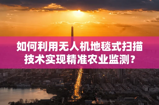 如何利用无人机地毯式扫描技术实现精准农业监测？