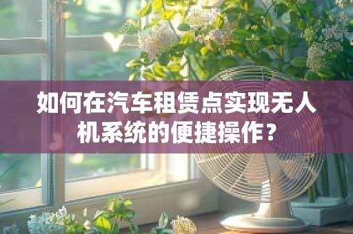 如何在汽车租赁点实现无人机系统的便捷操作？